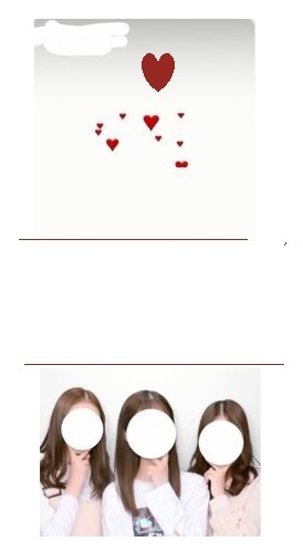 写真のような感じでストーリーにプリクラを縦長に投稿する加工が 