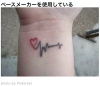 タトゥーで心電図のようなデザインは何か意味があるのでしょうか 文字は入っ Yahoo 知恵袋