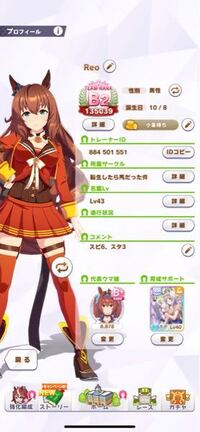 ウマ娘のサークルにて 代表ウマ娘 と 育成サポート はどうす Yahoo 知恵袋