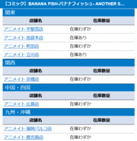 Bananafishのanotherstoryはアニメイトに売って Yahoo 知恵袋