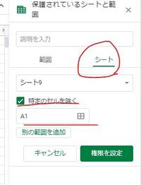 Googleスプレッドシートについて 特定のセルを保護することは出来ます Yahoo 知恵袋