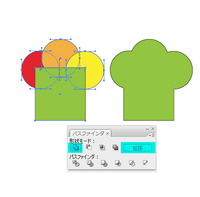 Illustratorステップ２ ３1 05 の四角の中にコック帽を Yahoo 知恵袋