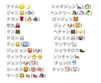 Nctのメンバーの絵文字を教えてください 画像のような感じで Yahoo 知恵袋