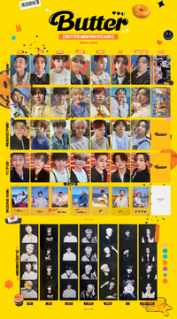 BTS Butter CD2点+トレカ全種類 BTS Butter CD2点+トレカ全種類