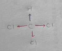 どうしてテトラクロロメタンは無極性分子なのに トリクロロメタンは極性 Yahoo 知恵袋