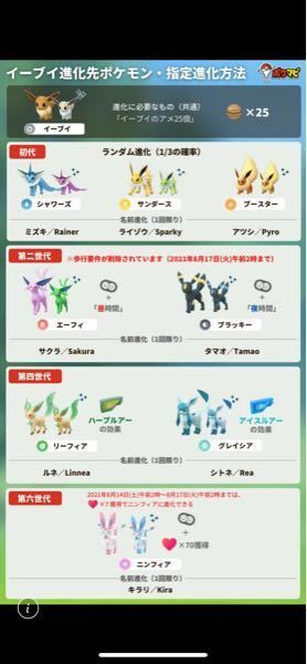 ポケモンgo イーブイの色違いについてです イーブイを進化させたいのですが や Yahoo 知恵袋