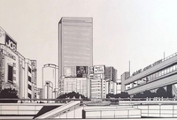 漫画で高層ビルが立ち並ぶ大都市の背景などは描くのが非常に大変です Yahoo 知恵袋