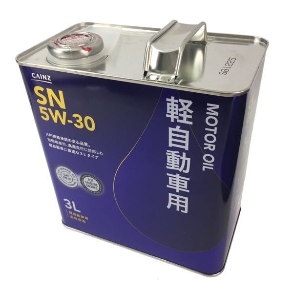 カインズの自社銘柄エンジンオイルで、SL/CF10W-30は共通の鉱物油なん