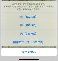 Iphoneで撮った写真をjpgの3mb以内にして メールで送りた Yahoo 知恵袋