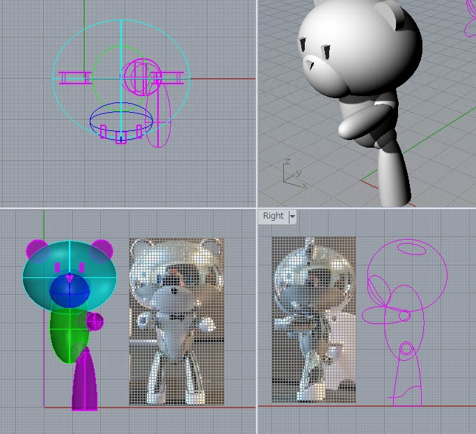 2D画像から3Dモデルを作りたいです。 - 今現在、Illustrator 