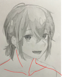 イラスト評価お願いします 鉛筆ですが 頑張って描きました違和感 Yahoo 知恵袋