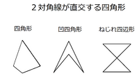 四角形の面積を求めるときに 対角線 対角線 1 2ができないのはどのような四角 Yahoo 知恵袋