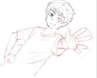 イラスト評価お願いします 手の奥行きの出し方と服の袖を Yahoo 知恵袋