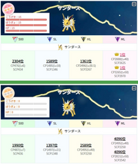 ポケモンgo Goバトルリーグにて Cp制限1500 25 Yahoo 知恵袋