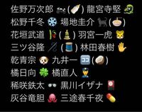 東京リベンジャーズのキャラクターの絵文字を教えてください Yahoo 知恵袋