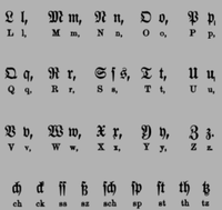 ドイツ語のフラクトゥールは 非常に読みにくいのは何故でしょう 字に Yahoo 知恵袋