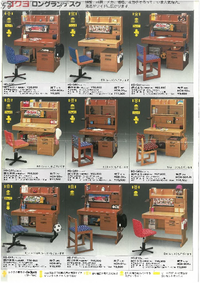 1980年代に販売されていた学習机「コクヨくるくるメカ」の定価を教え 