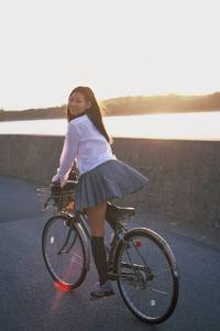 jk 自転車 風 スカート