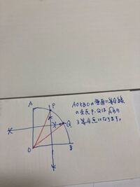 中心角が90度の扇形の面積を3等分する方法を教えてください できれば正三角 Yahoo 知恵袋
