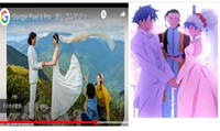 Googleピクセル6のcmのラストの花嫁姿の場面は 天元突破グレンラガ Yahoo 知恵袋