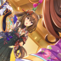 ウマ娘のアドマイヤベガのサポートカードの袴姿の絵描いて欲しいと頼ま Yahoo 知恵袋