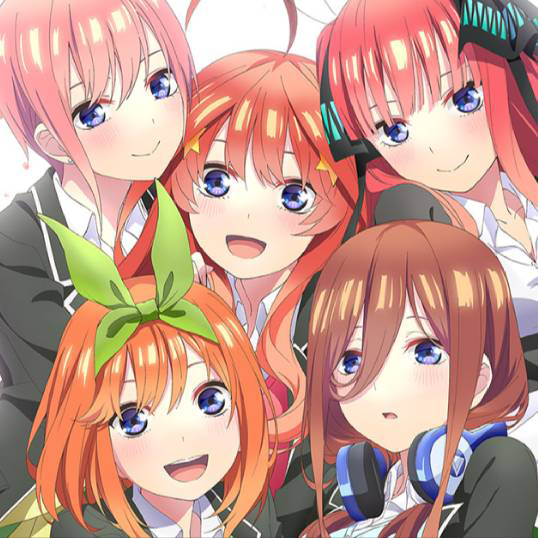 五等分の花嫁の人気順って - 三玖>>>二乃>>一花>四葉>五月