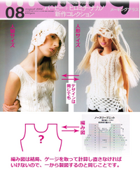 リカちゃん人形の服を編める本を見つけたのですが 人形用の編み図を拡大して人 Yahoo 知恵袋