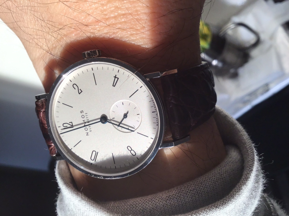 ノモスグラスヒュッテは素晴らしい時計ですか 素晴らしいと言える方でしょう Yahoo 知恵袋