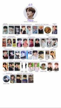 至急です。お願いします。SF9チャニくんの今までのトレカを知りたいの 