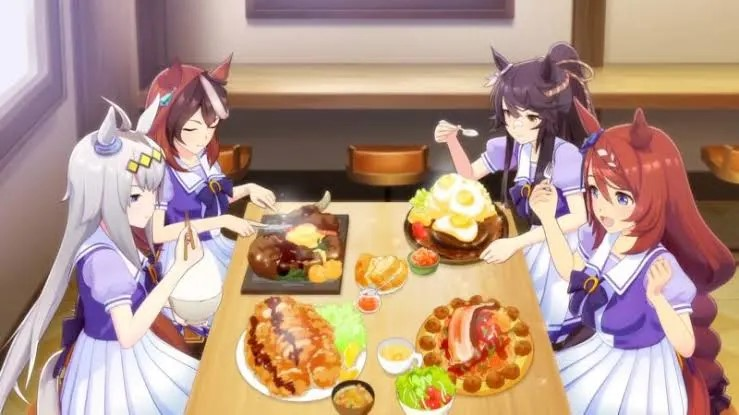 うまぴょい伝説の歌詞に「コメくいてー」というのがありますが、ウマ娘