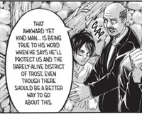 進撃の巨人のリーブス会長が言った リヴァイに対する 不器用でお人 Yahoo 知恵袋