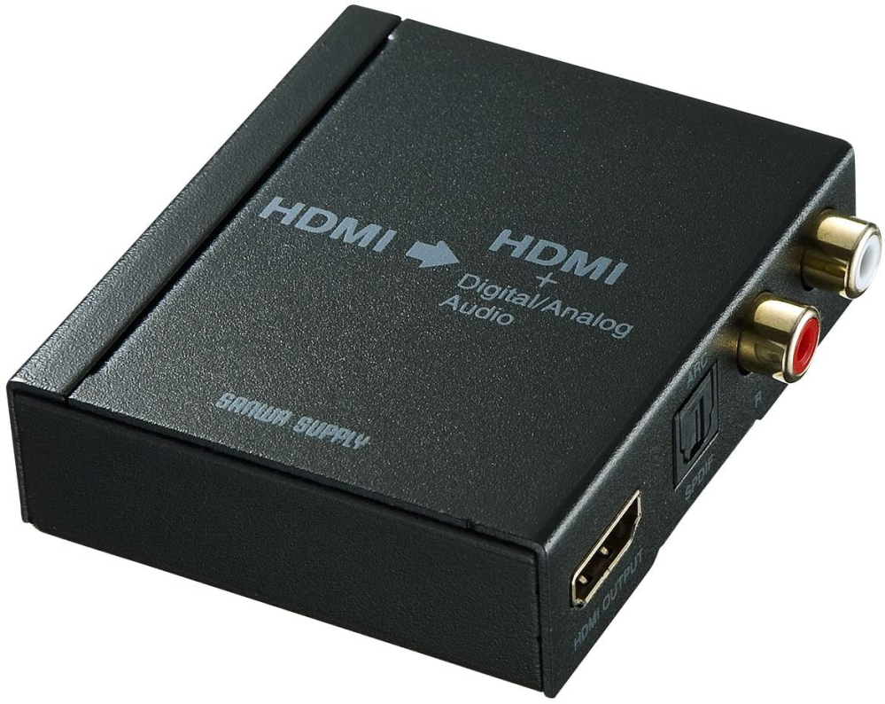 スピーカーなしモニターを購入したのですが、switchの音を鳴らしたい