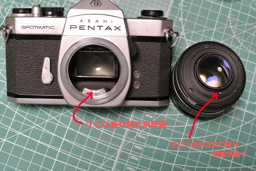 私は今PENTAXSPでスーパータクマーの55mmf/1.8を使っています。写
