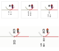 結婚式内祝いにかけるのしの下側に名前を入れるのですが 連名の方が良 Yahoo 知恵袋