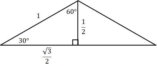 30 30 1 の二等辺三角形の辺の比が1 1 3の理由を教えて Yahoo 知恵袋
