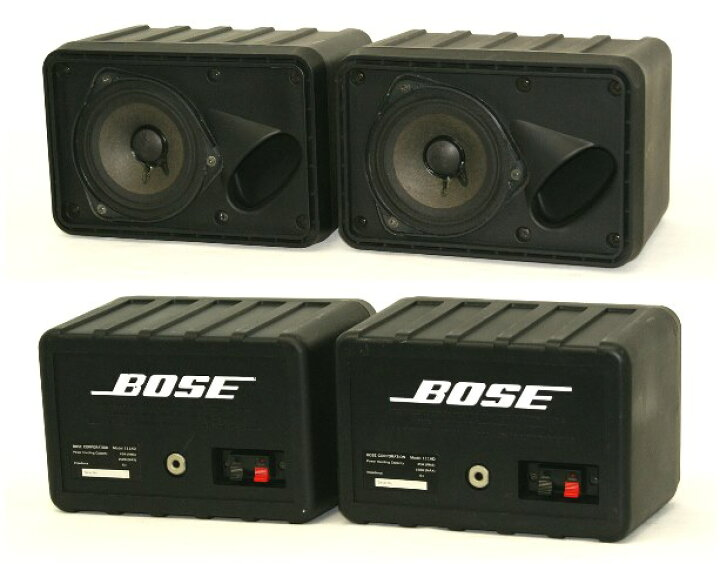 BOSE111ADを購入したのですが、素人なのでどう接続すればいいの