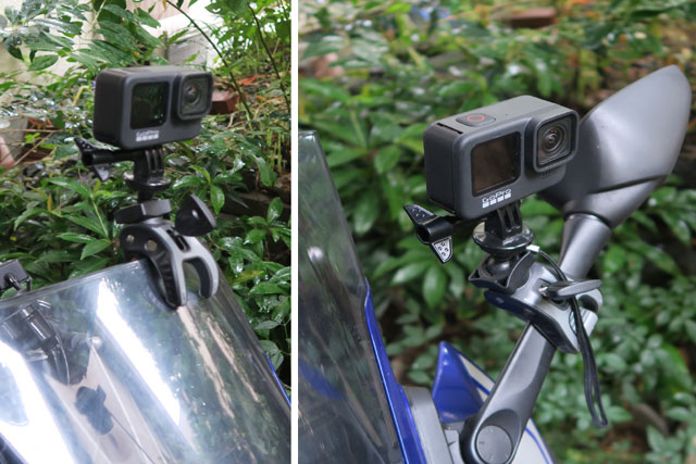 バイクのアクションカメラについて質問です。バイクのアクションカメラ