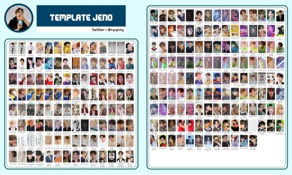 nctdreamのジェミン､ジェノくんの全てのトレカ一覧表がどこにあるか