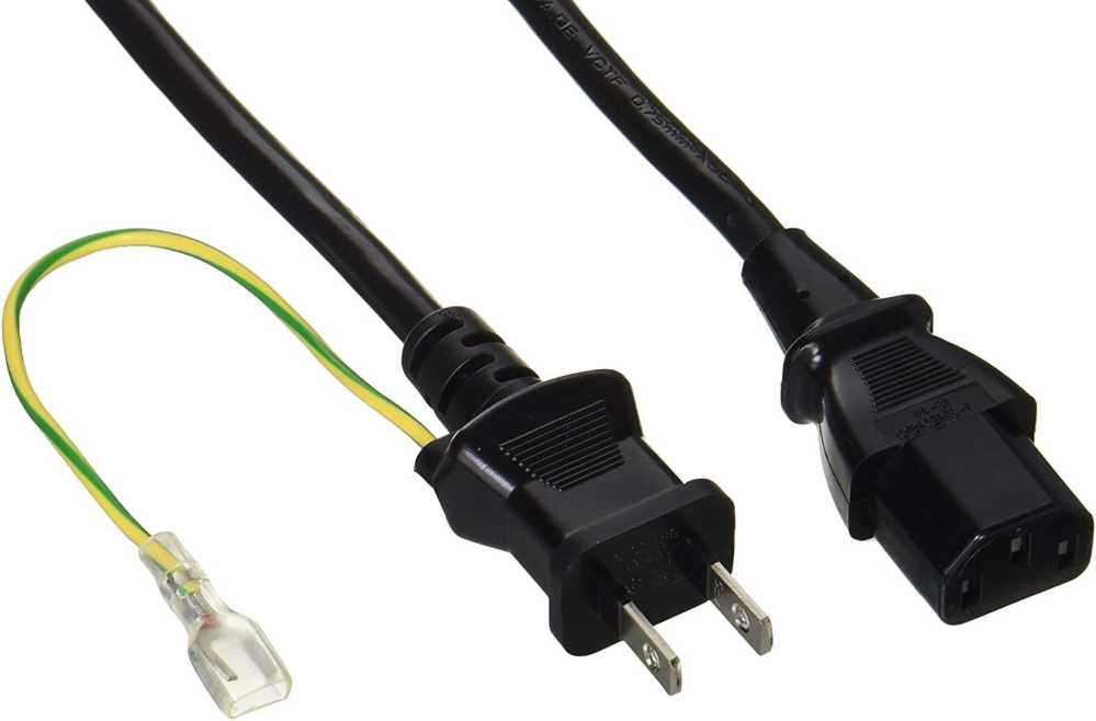 モニタースピーカー自体の電源ケーブルについて質問です。中古にてY