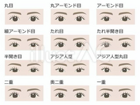 この目の形って何て言うんでしょうか 下のラインが真っ直ぐで三日月型み Yahoo 知恵袋