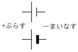 回路図で 電池の記号は長い方がプラスでしたっけ 変な覚えかたをして Yahoo 知恵袋