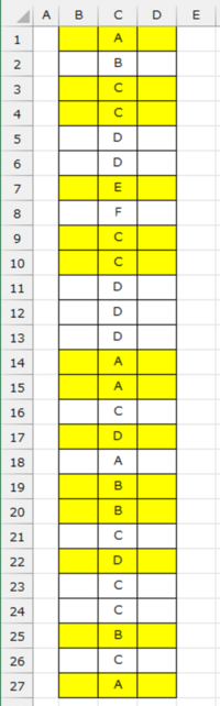 下記条件で色をつけることができる、VBAコードがあれば教えていただきたい... - Yahoo!知恵袋