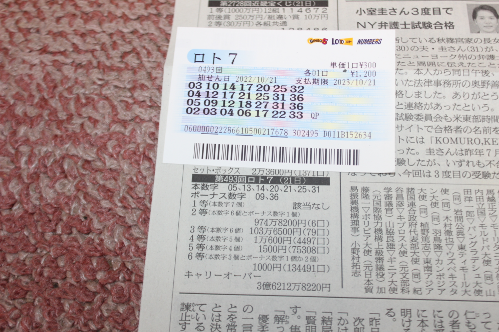 渡辺恂三、【ロトの場合I（ロトの場合シリーズI～IVより）】 ナンバーズ3＆4、買い方の種類と当たり方 [宝くじ・ロト・toto