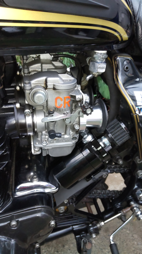 kz1000にCRキャブをつけておりますが、ファンネル部分にオ... - Yahoo 
