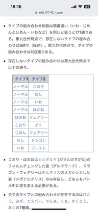 ポケモンで 今のところでてない複合タイプあったら教えてくださ Yahoo 知恵袋