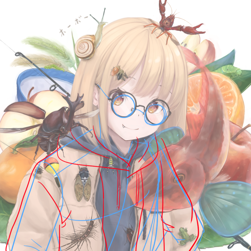 身体 落書き コラ png 