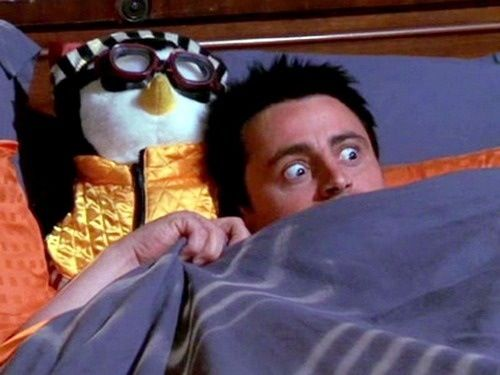 Friendsのジョーイのお気に入りのぬいぐるみのハグジーが誰かに取られ