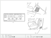 キロ80 25 車輛型式プレート