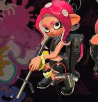 タコガール(足) スプラトゥーン3このタコちゃんが足に着けてるガーターベルト