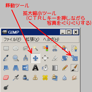 ＧＩＭＰでアルバム作成中です。①新規画像でA4（300ppi）を選択しパ 